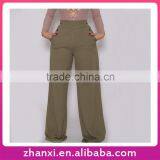 Hot Sale Women's Casual High Waist Vintage Wide Slim Trousers Buttons Pants