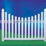 SCALLOPED PICKET PVC FENCE