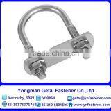 U Shape Bolts With Type1,2,3, DIN933/931 H.D.G / Galvanized With Black /yellow Zinc Plated/blue White thumbnail-4