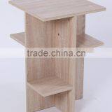 Modern Style Cheap Black 1 Drawer Wooden Bedroom Bedside Table