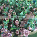 Artificial Rose Spray 3heads SOFT TOUCH