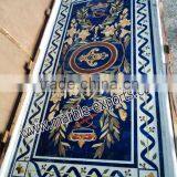 Blue Lapis Inlay Table top pietra dura dining table top