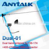 Dual Band Antenna With SMA Plug for Two Way Radio thumbnail-1
