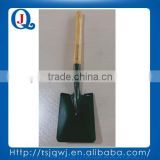 small spade carbon steel with wooden handle