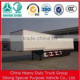 New Style Tri-axle Box Van Semi Trailer For Sale thumbnail-2