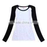 Long Sleeve Thick Sublimation t Shirt Design Wholesale Blank Maternity t Shirts thumbnail-2