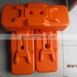 2016 the Best Selling Orange Color Plastic Temporary Fencing Feet