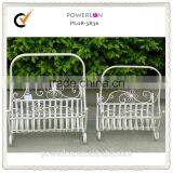 Durable S/3 Metal Garden Flower Wall Planters thumbnail-4