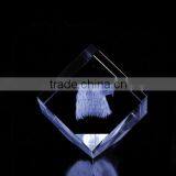 2016 Elegant Crystal 3D Laser Cube