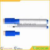 10 Pcs Rewritable White Board Dry Erase Markers Pens With Eraser Cap Blue thumbnail-3