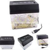 Mini USB A6 Electric Shredder Use at Office and Home thumbnail-1