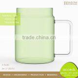 Decorative Hand Made Cheap Glass Mason Jar With Handle thumbnail-1