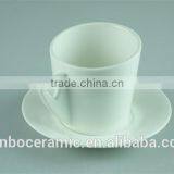 New Bone China Ceramic Jumbo Tea Cup and Saucer, Porcelain Cheap Coffee Cups thumbnail-2