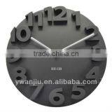 Supply Creative Fashion Three-dimensional Digital Wall Clock