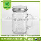 8oz glass mason jar with silver cover