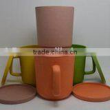 Eco Bamboo Fiber Cup/mug With Lid thumbnail-2