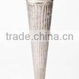 Tall Slim Floor Metal Trumpet for Wedding thumbnail-1