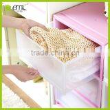 Wholsale Emc 3 Tiers Plastic Drawer Storage Cabinet With Color Print Transparent Storage Box thumbnail-6