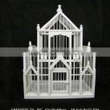 Elegant Large Wooden Bird Cage for Cabinet Decor thumbnail-1