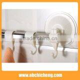 Hot Sell Bath Wall Mounted Hook Plastic Hanger Hook High Quality Row Hook thumbnail-3