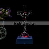 Plastic Clear Jesus on the Cross Religious Figurine Easter Decor thumbnail-4