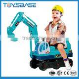 Excavator Digger Pulling Cart Mall Kids Ride on Toys