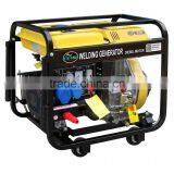 Open Type 2KW Electric Single Phase Portable Diesel Welding Generator thumbnail-2