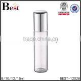 Wholesale 8ml 10ml 12ml 15ml Silver Aluminum Cover Roll on Fragrance Perfume Bottle Cosmetic Clear Empty Bottle of Perfume thumbnail-5