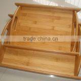 2017 Totally Natural Bamboo Tray With Handle