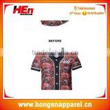 Customize Dry Fit Sublimation Baseball Jersey With Buttons thumbnail-3