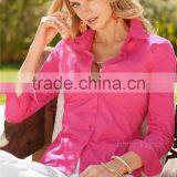 SZXX Hot Wholesale Womens Lady Elegant Multiple Color Blouse Shirts thumbnail-3