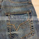 GZY Stock Slassical Dark Or Light Blue Jeans Men For 2017 Denim thumbnail-3