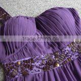 GZY 2015 Hot Design One-shoulder and Waist Beaded Dinner Gown thumbnail-3