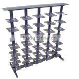 Silver Double Side Oval Tube Sport Shoe Shope Store Display Stand thumbnail-3