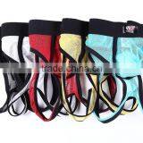 Custom Men's Sey Underwear Translucent Triangle Buttocks Hollow Mesh Briefs Elastic U Conve Comfortsoft Nylon Underwear for Gay thumbnail-4