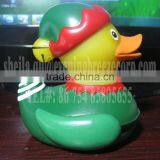 8cm Clown Elf Christmas Rubber Duck , Xmas Rubber Duck, Elf Rubber Duck Bath Toy thumbnail-1