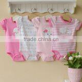 Mom and Baby 2012 Summer Baby Clothing 100% Cotton Embroider Short Sleeve Bodysuit thumbnail-1