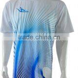 2014 Hot Sale Sportswear Sublimated Polyester Elastane Squash or Tennis T-shirt thumbnail-2