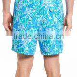 MGOO Turtle Starfish Pattern Printing Swim Trunks Quick-drying Fitted Waist 100% Polyester Men's Sportswear thumbnail-2