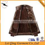 New Model Wholesale Warm Men Jacket Clothing Coat Fashion Leather Man Coat thumbnail-3