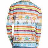 Men Fancy Sweater Blue Santa Claus Pattern Christmas Sweater Unisex thumbnail-2