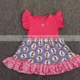 2017 Wholesale Cheap Clothes Summer Kids Dress Designs Fashion Beige Baby Frocks Girls Dress Names With Pictures thumbnail-1