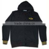 Wholesale High Quality Zip up Hoody Ribbed Cheap Button up Baseball Jackets thumbnail-6