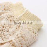 New Arrival Layered Knitted Beige Color Girls Ruffle Shorts thumbnail-3