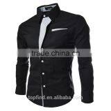 Hot Sale Africa Market Special Pattern 4 Colors Long Sleeve Slim Fit t Shirt for Men thumbnail-1