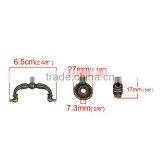 Zinc Based Alloy Antique Bronze Pattern Carved Jewelry Wooden Box Pull Handle Knobs thumbnail-2