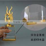 2017 New Design Gold Rooster Award Gold Chanticleer Trophy For Company Gift thumbnail-3