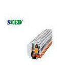20.0mm Din Rail Mounted Terminal Blocks , High Current PCB Terminal Block 600V 150A