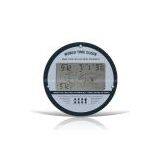 Big LCD World Time Table Alarm Clock thumbnail-3