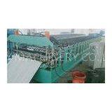 Hi - Rib Trapezoidal Roof Tile Roll Forming Machine , PPGI Cold Roll Forming Equipment